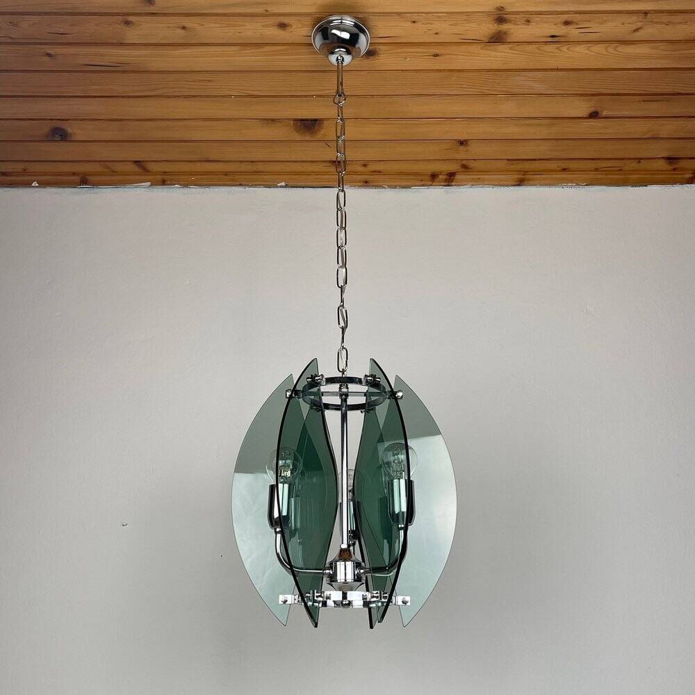 Grey suspension from the mid-century by Veca, Italy, 1980s.