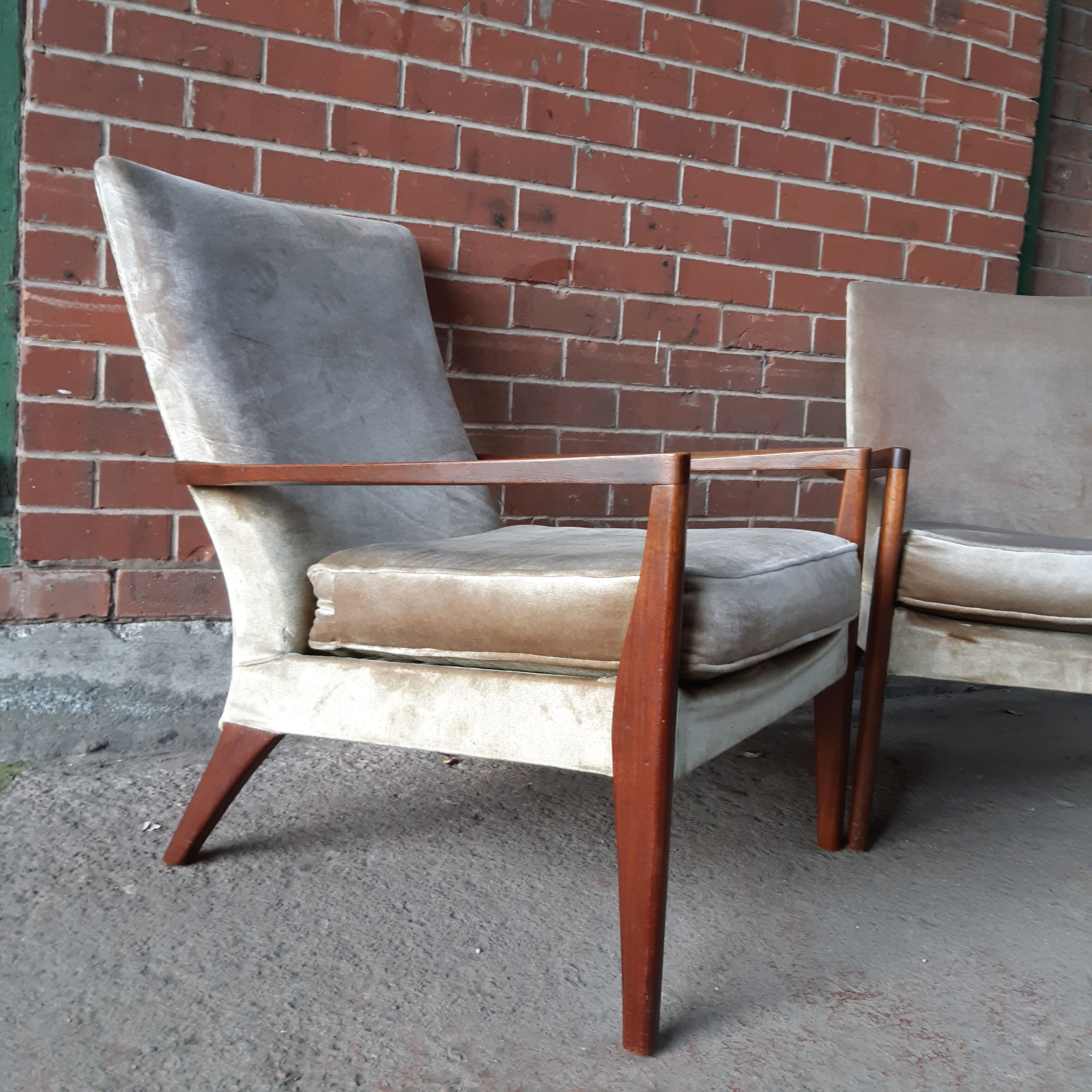 Mid Century Parker Knoll arm chairs