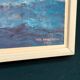 Swedish original print on paper – "Boat at Sea" by Egil Bergström – Signed – vintage and framed – 60.5 × 50.5 cm (23.8 in × 19.8 in)
