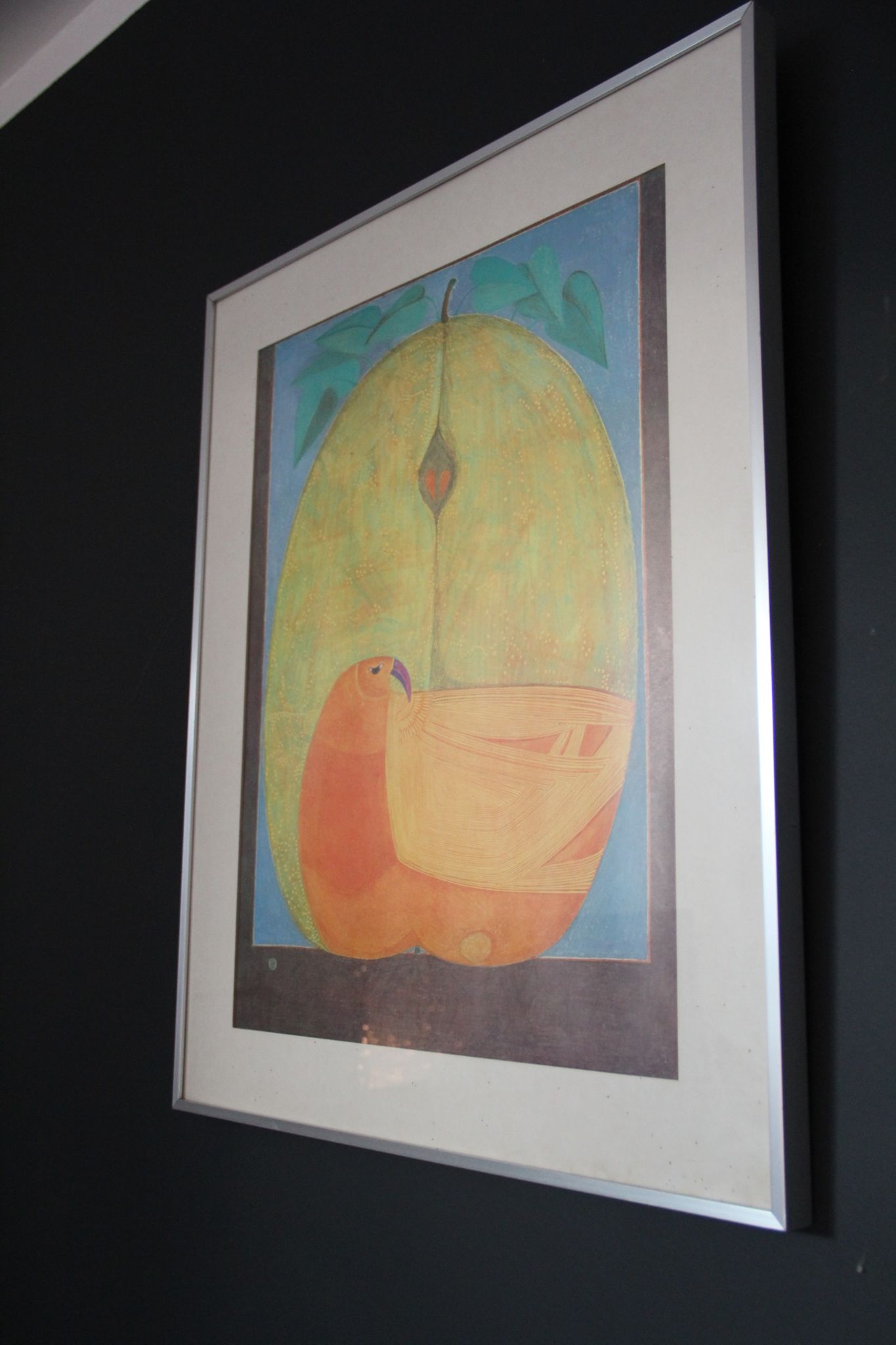 Vintage framed illustration