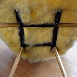 Armchair moumoute Design 1950