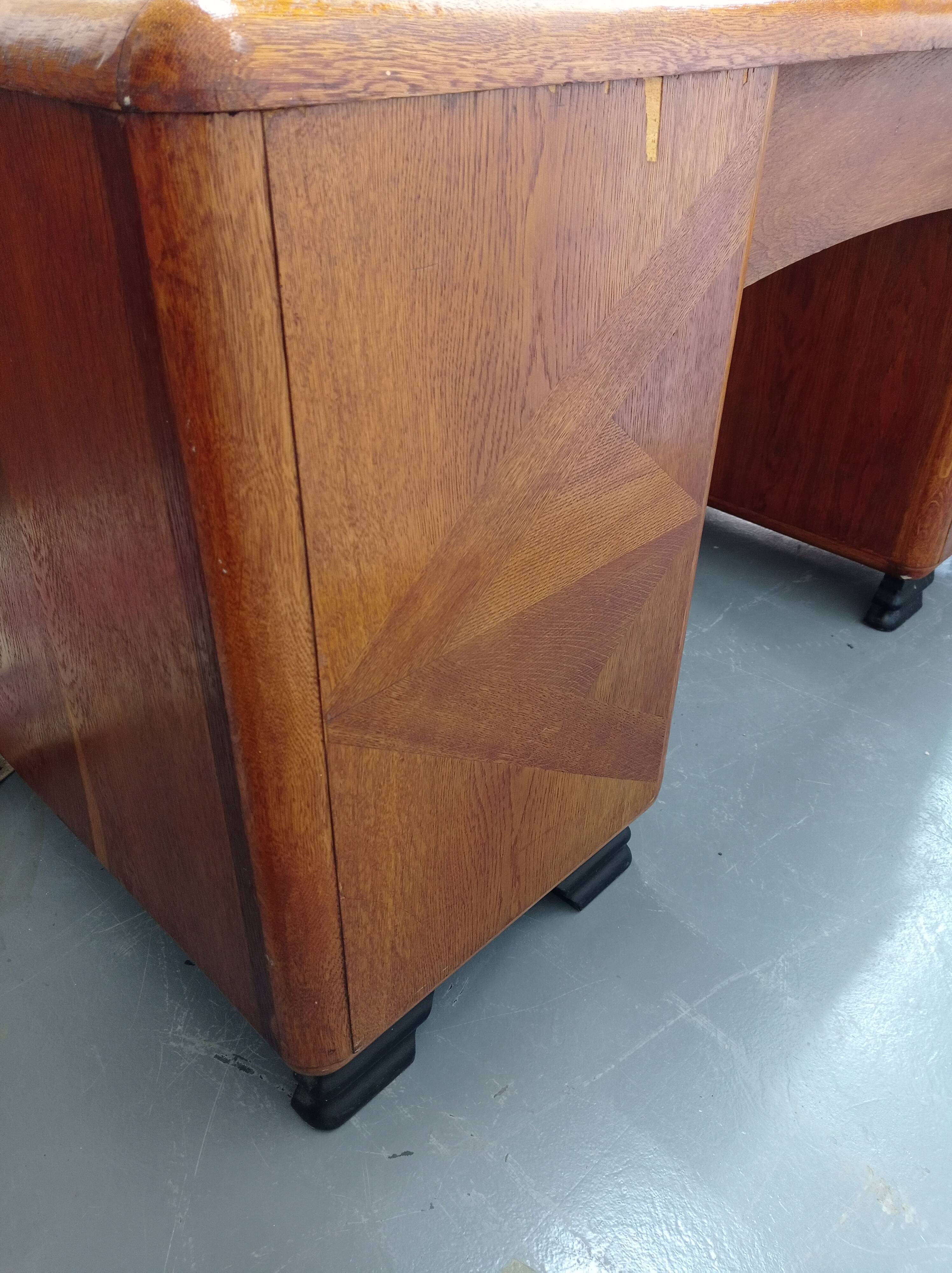 Bureau art déco marqueterie