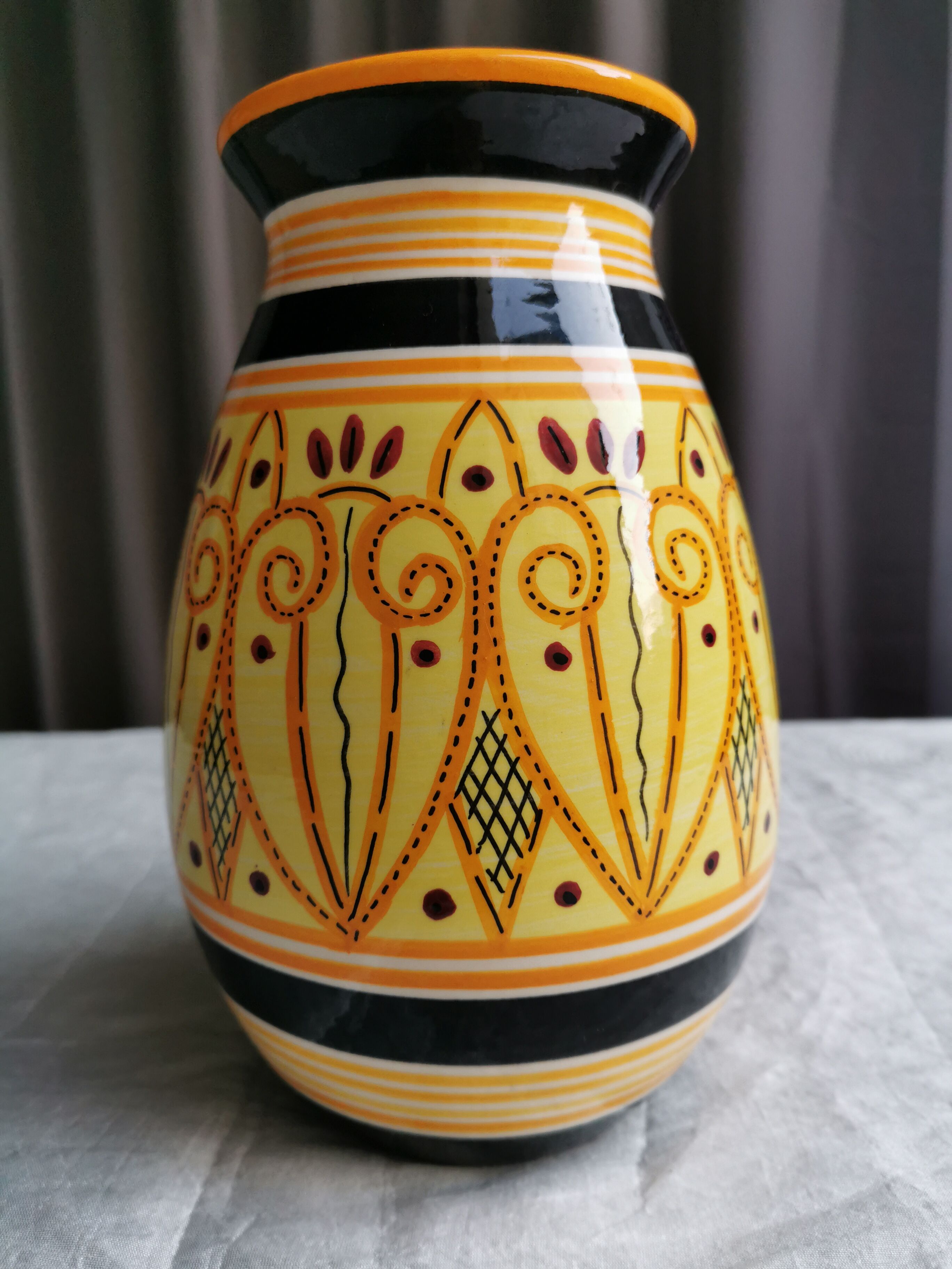Vase en faience de quimper