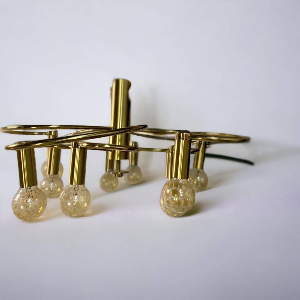 lustre suspendu vintage 'doré'