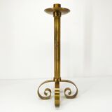 Scandinavian brass candle holder Ivar Ålenius Björk for Ystal Metall 1960