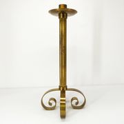 Scandinavian brass candle holder Ivar Ålenius Björk for Ystal Metall 1960