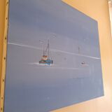 Tableau mer bateaux