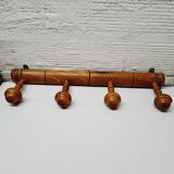 Wall coat rack with 4 hooks