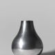 Polished Aluminum Bulbous Vase, Large