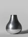 Polished Aluminum Bulbous Vase, Large