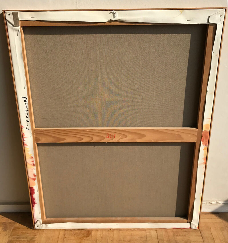 Abstract painting - oil on canvas - 93 x 74 cm