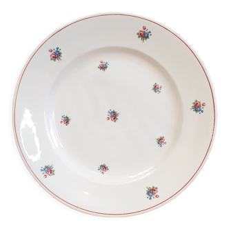 Round vintage ceramic dish