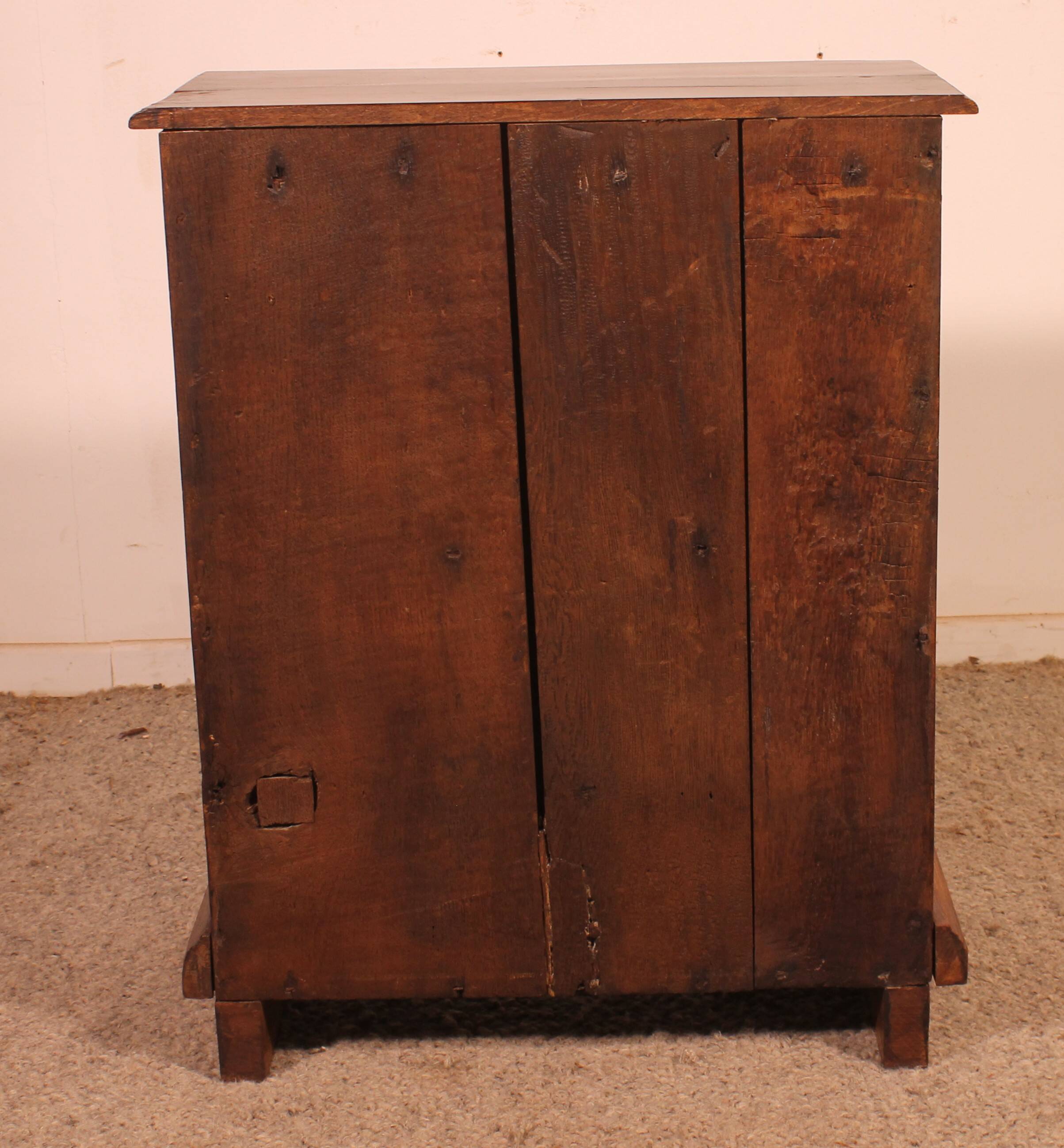 17th Century Oak Beguinage Piece