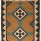 3 x 6, handmade jute-wool kilim rug, kilim carpet, 90x180cm