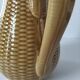 Corn cob earthenware pitcher – golden highlights