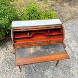 Vassou Jean Baptiste Cylinder Desk In Marquetry Louis XVI Period XVIII Eme Century