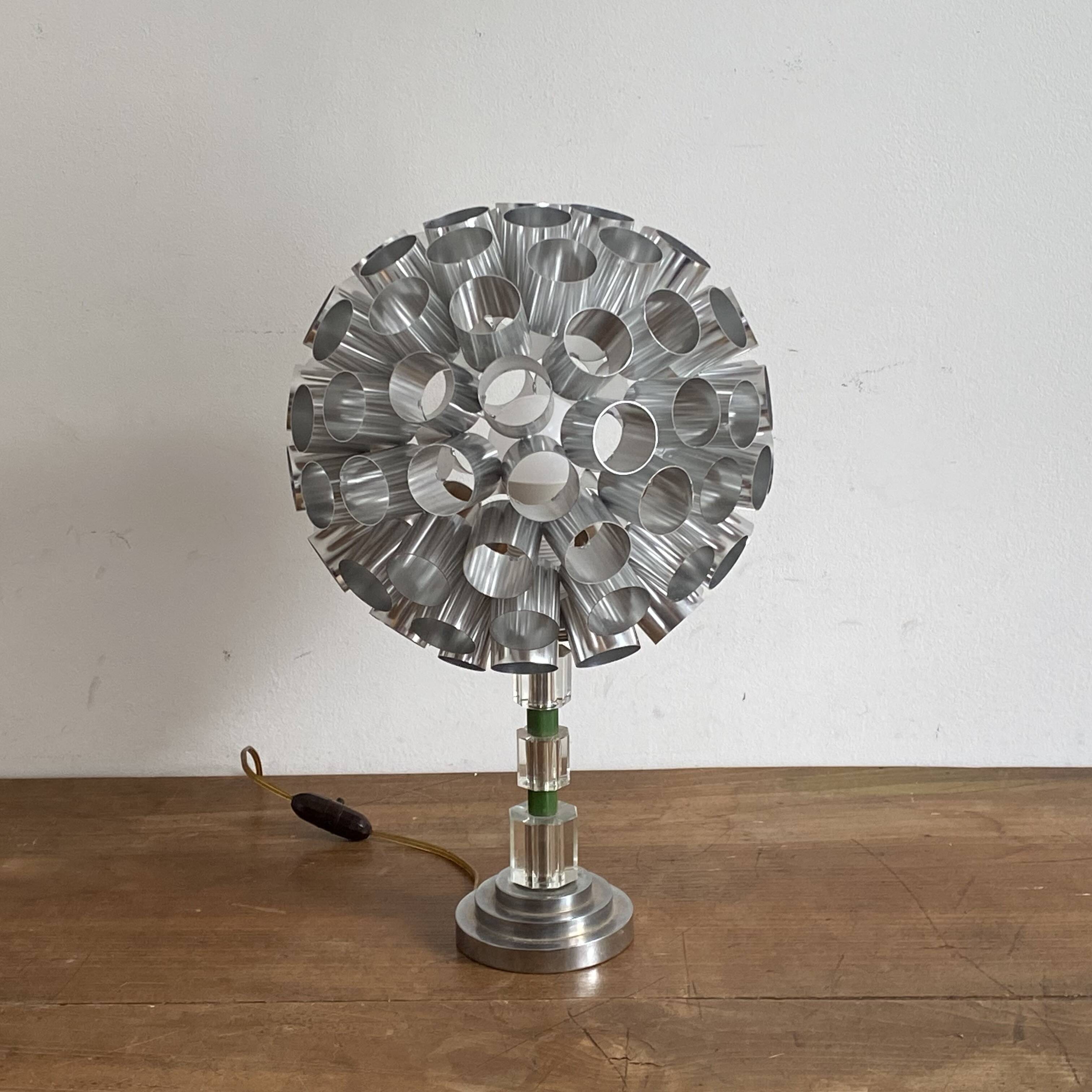 Vintage lamp. 1980. Space age.