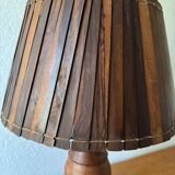 Large teak lamp from the 60s