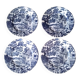 4 flat plates Lunéville Model "English Style"