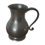 Tin pitcher from France