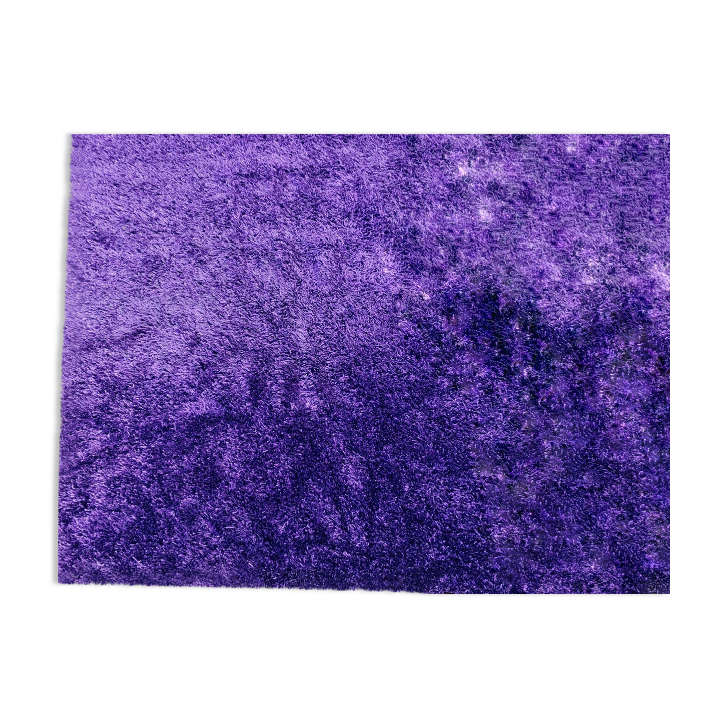 Purple wool carpet by Serge Lesage, France, 1970s