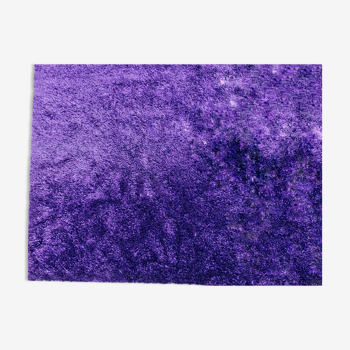 Tapis de laine violet Serge Lesage, 1970