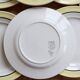 6 vintage dessert plates ceramic Céranord Saint-Amand model Nice