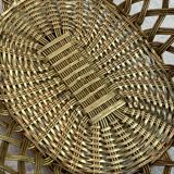Brass woven basket