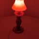 Murano glass table lamp. Italy, 1980