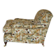 Pair of Howard Custom Love Seat Armchairs in Mulberry Silk Velvet