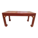 Small red lacquer table