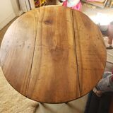 Old folding wooden table
