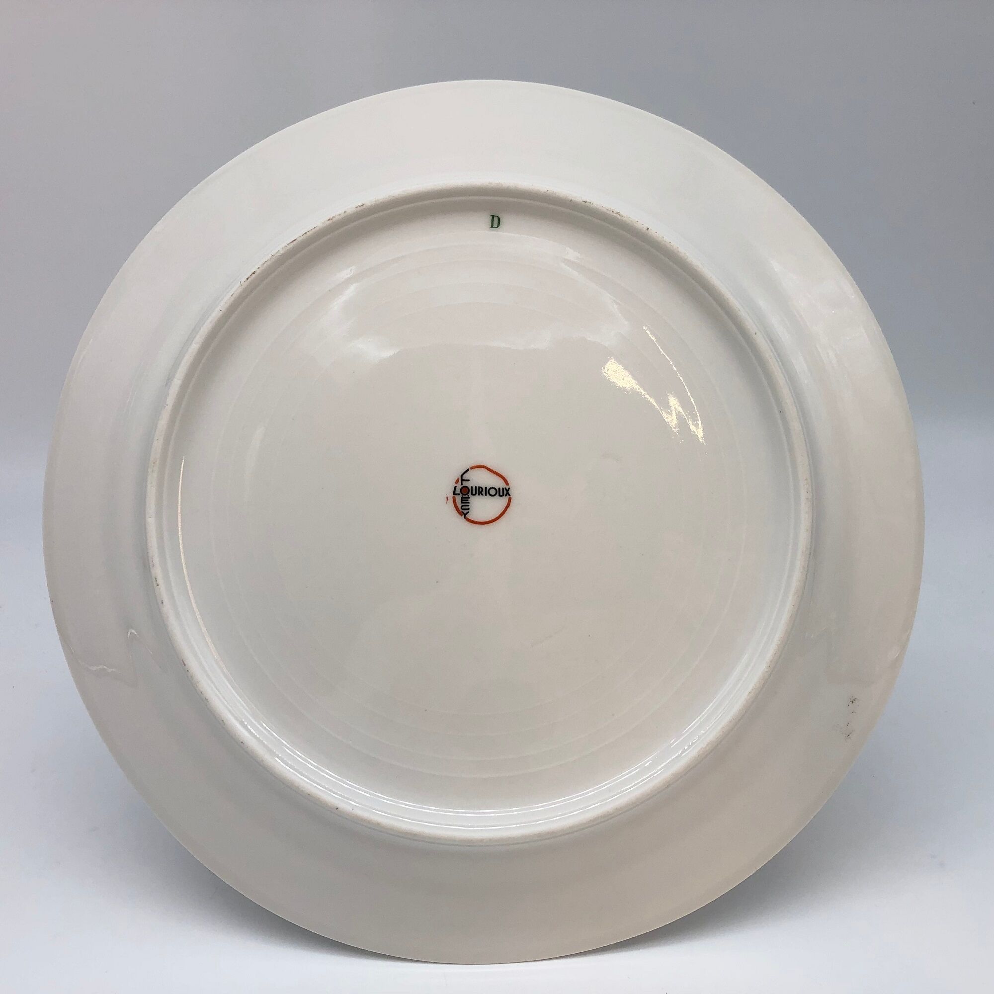 6 plates plates " lourioux foëcy "