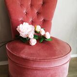 Fauteuil crapaud capitonné