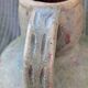 Brutalist pitcher Campo Piano Corsica early 20th century