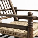 Charles Dudouyt Art Deco armchair 1940