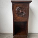 Dudouyt bedside table, oak, 1940.