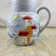 Vintage hand painted pitcher