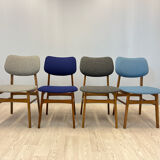 Set of four dining chairs