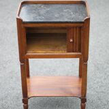 Bedside table, curtain bedside table, marble bedside table