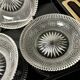 4 Baccarat plates in Greek key pattern 19th century