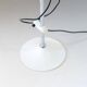 Mid Century Modern White Metal Floor Lamp by Elio Martinelli, 1970s