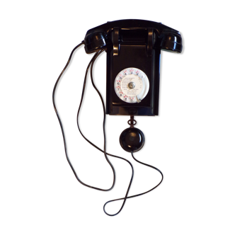 Bakelite dial wall phone