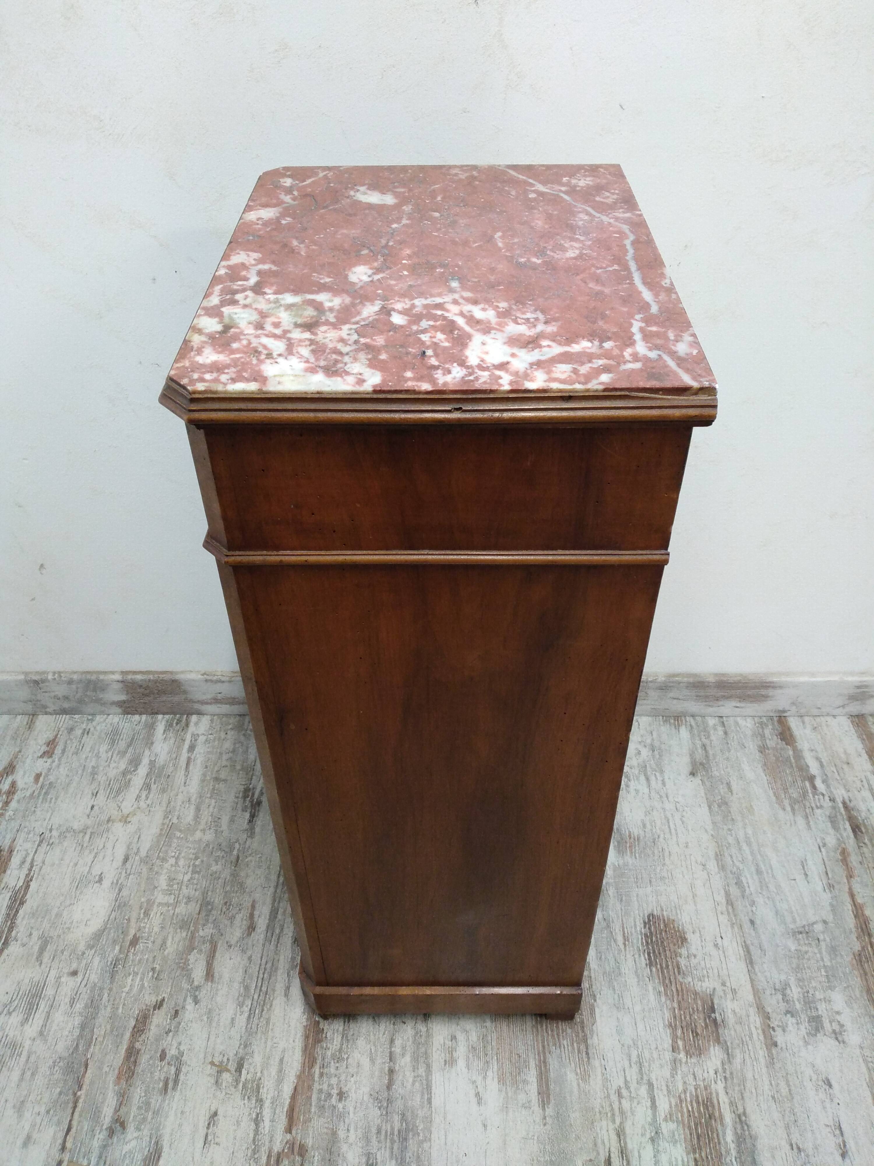 Old bedside table