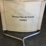 Chrome folding chair cane festival