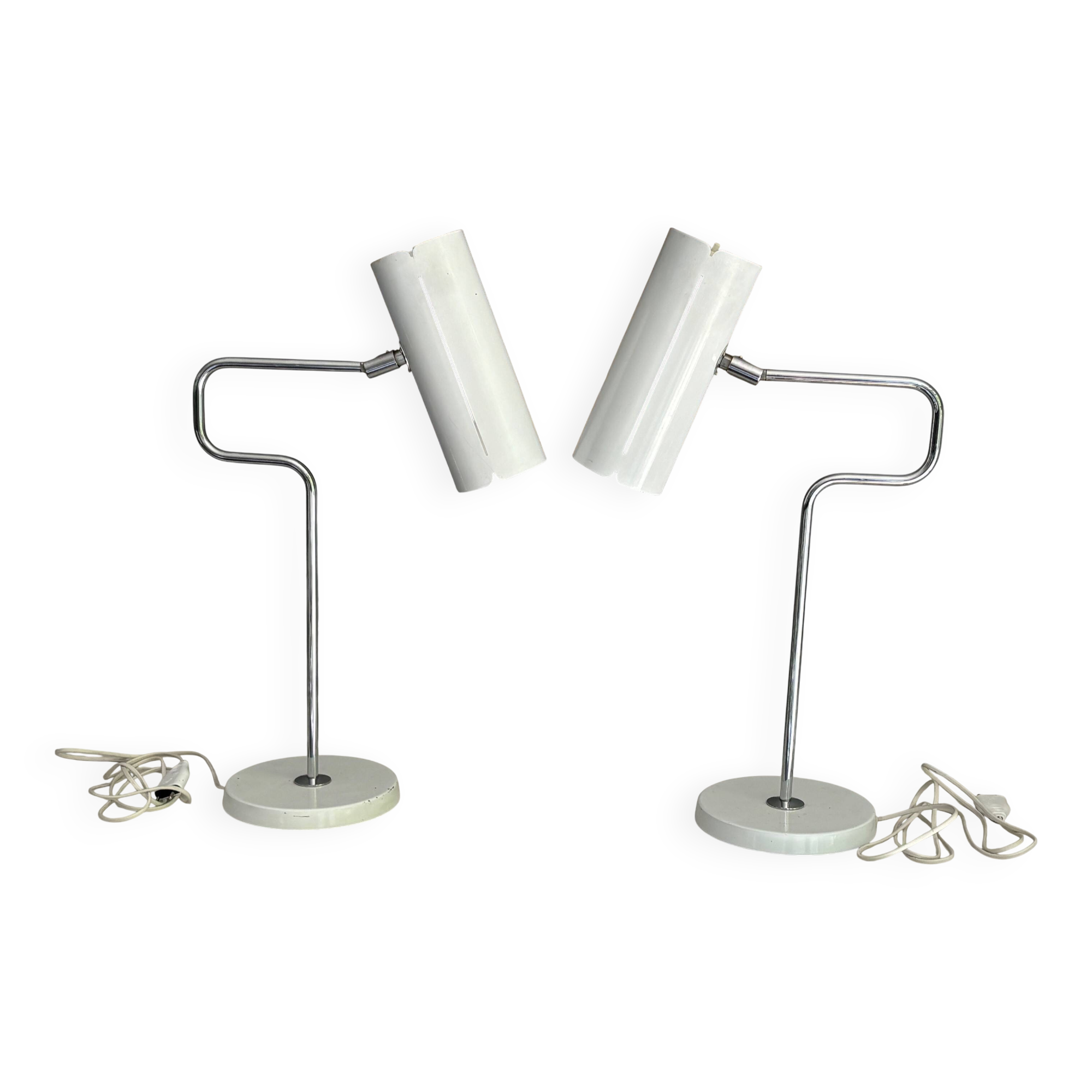 pair of Bergboms model B 090 articulated lamps - Sweden 70s/80s