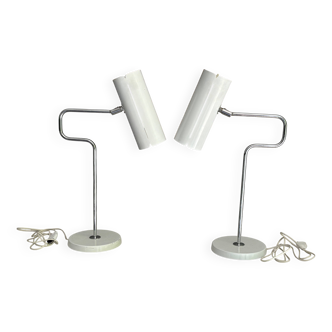 pair of Bergboms model B 090 articulated lamps - Sweden 70s/80s