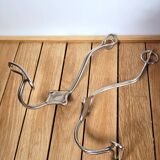Pair of vintage wire coat hooks