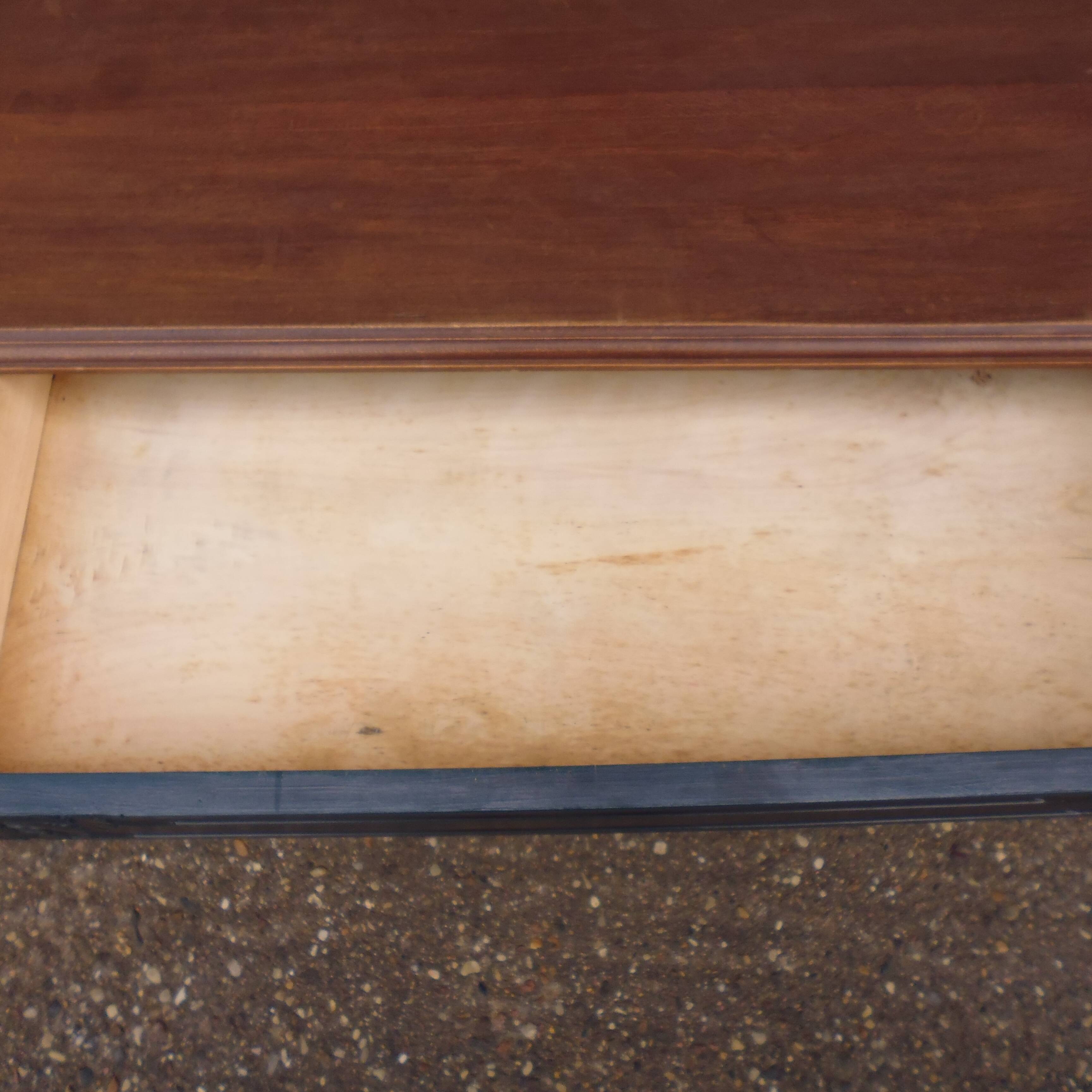 Small desk or side table with 30s Art Deco drawer