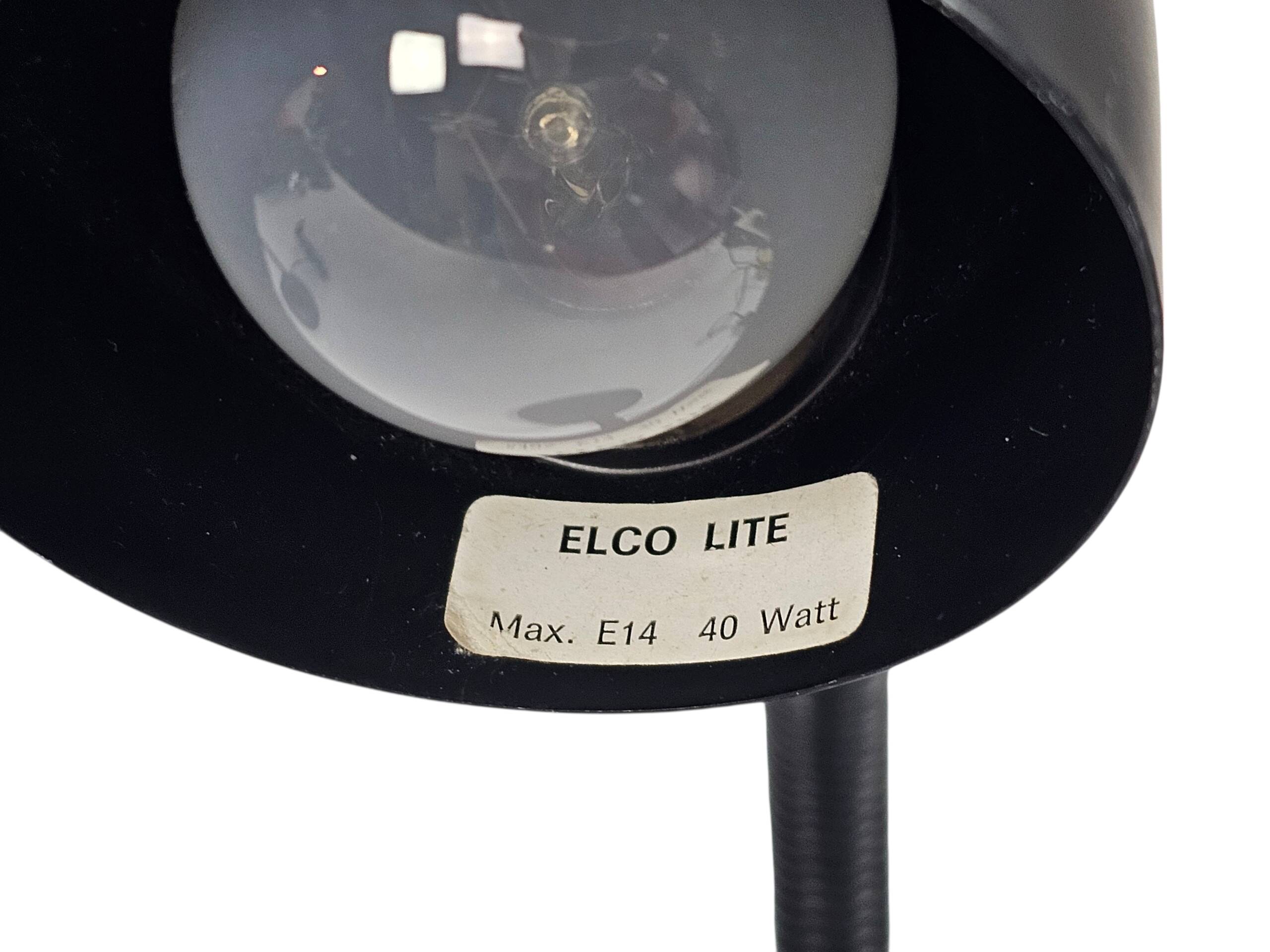 Elco Lite - 2 x table lamp/desk lamp - metal - West Germany - 70's